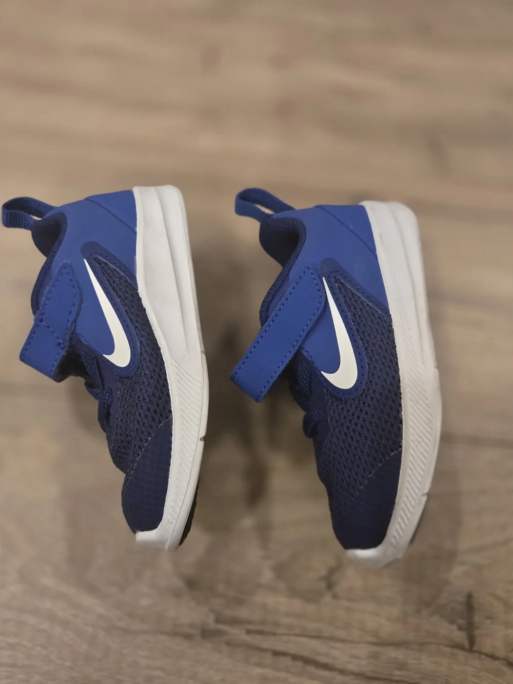 Nike Downshifter 9 TD Toddler Sneakers Blue White Size 6C 👟